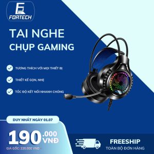 TN03-Tai nghe máy tính có dây phát sáng