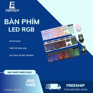 BP05-Bộ bàn phím và chuột phát sáng có dây cho máy tính để bàn