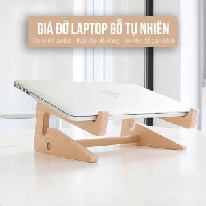 Giá Đỡ Laptop Gỗ Tự Nhiên