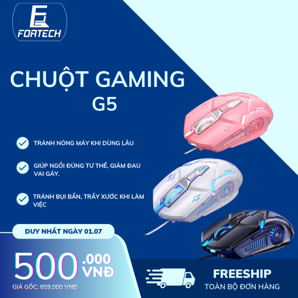 Chuột game thủ có dây PKSMART G5