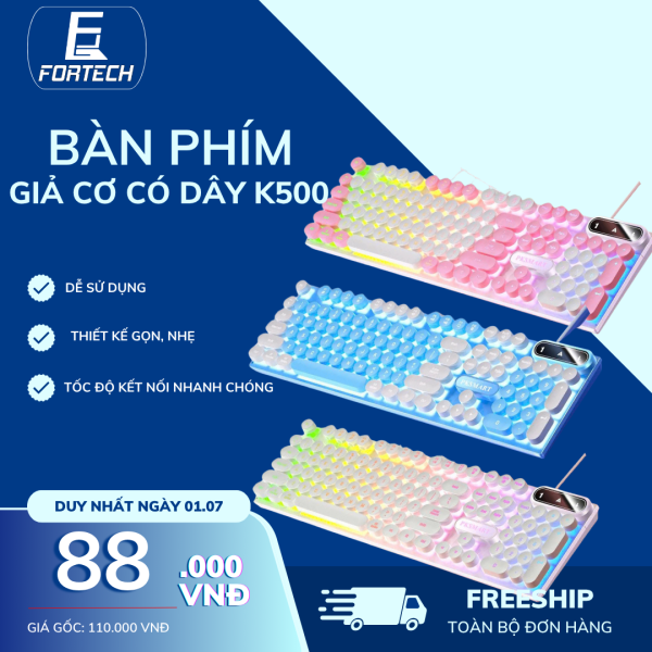 Bàn Phím Giả Cơ ForTech K500