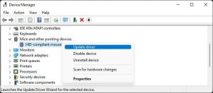 chuột laptop bị nháy liên tục