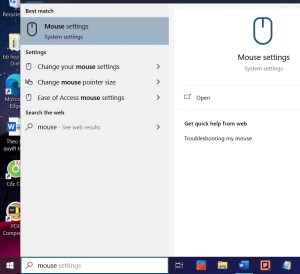 chuột laptop bị vô hiệu hoá